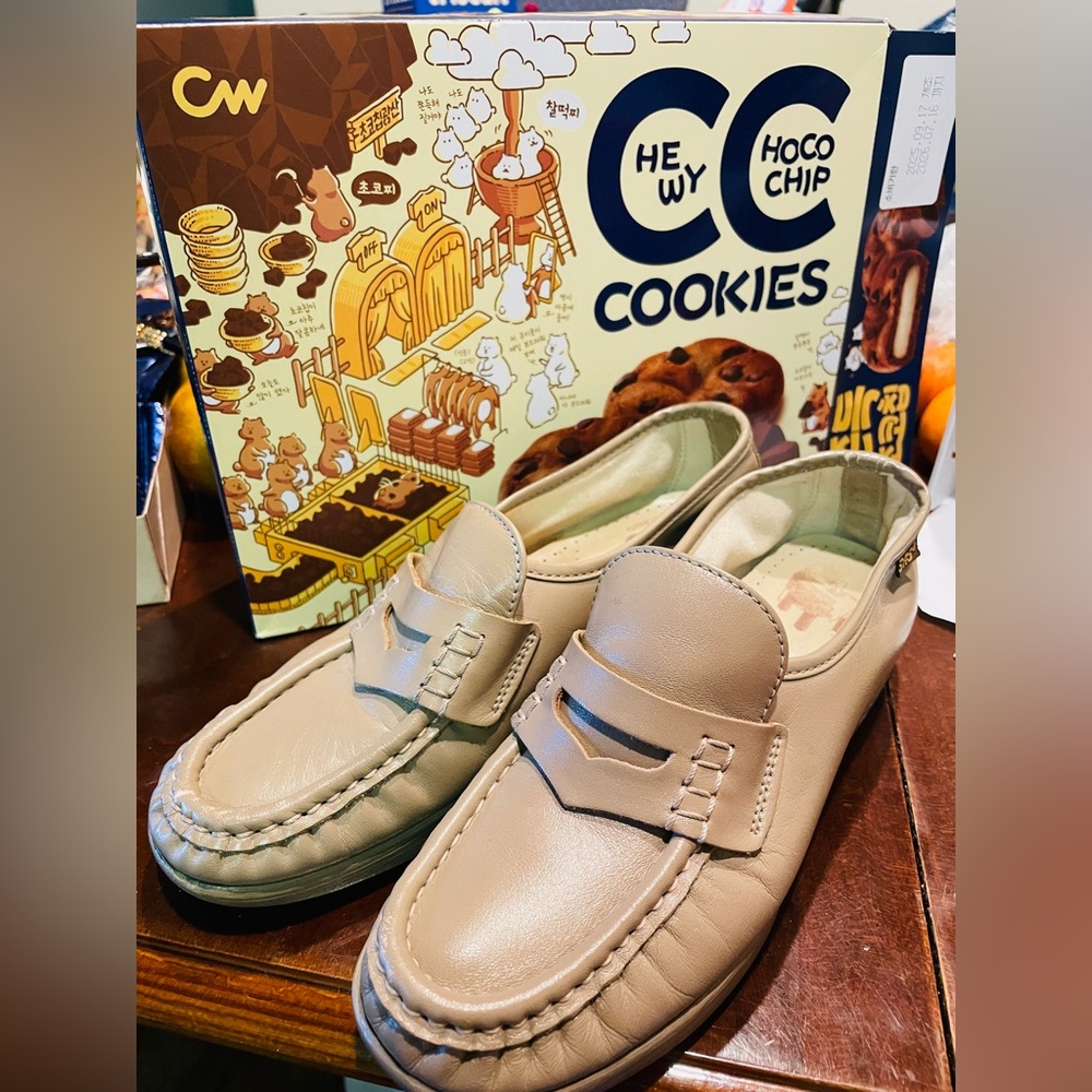 Sas Slip-On Loafers in Beige